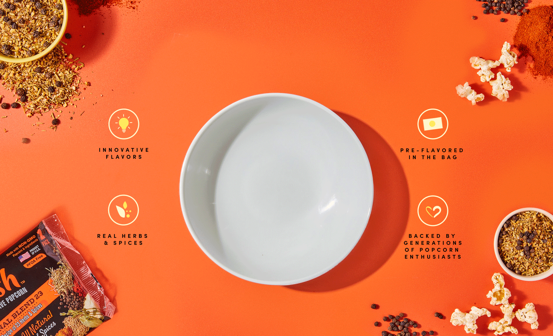 Nature's Crush Variety Bundle Flavored Microwave Popcorn NATURE'S CRUSH POPCORN